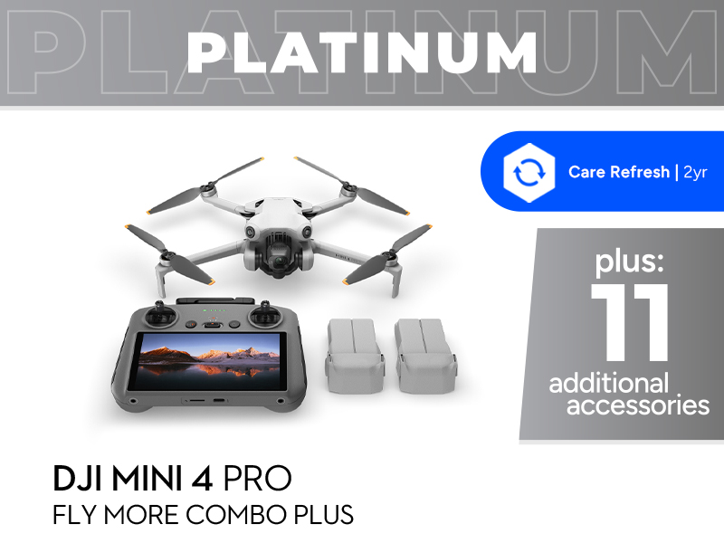 DJI Mini 4 Pro BF Platinum Combo Plus + Care Refresh